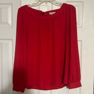 Red Loft Blouse
